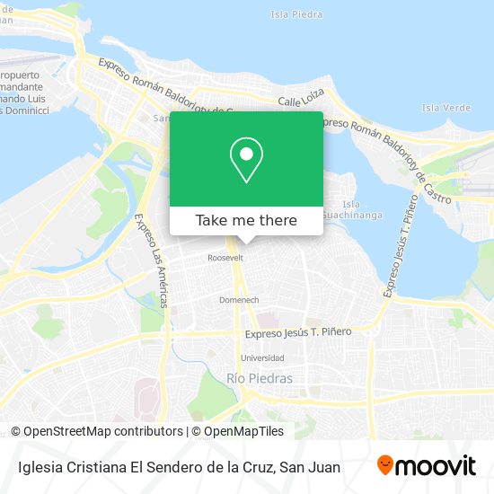 Iglesia Cristiana El Sendero de la Cruz map