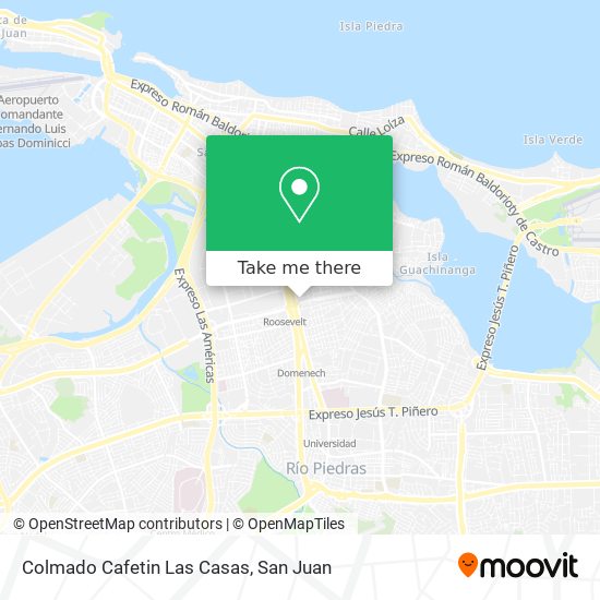 Colmado Cafetin Las Casas map