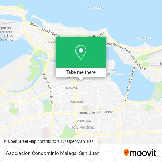 Mapa de Asociacion Condominio Malaga