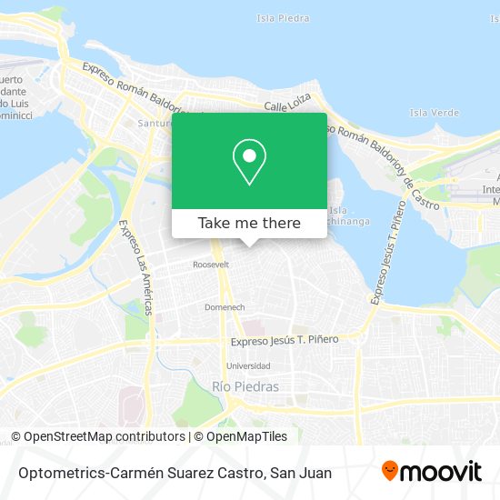 Optometrics-Carmén Suarez Castro map