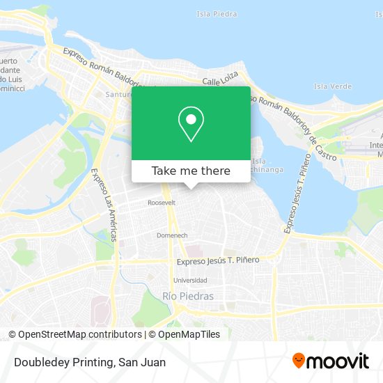 Doubledey Printing map