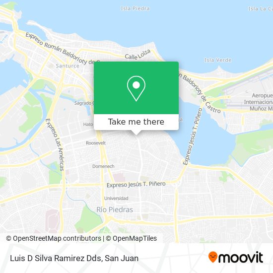 Luis D Silva Ramirez Dds map
