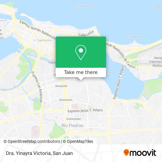 Dra. Yinayra Victoria map