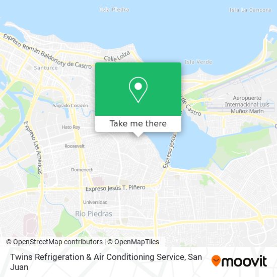 Twins Refrigeration & Air Conditioning Service map
