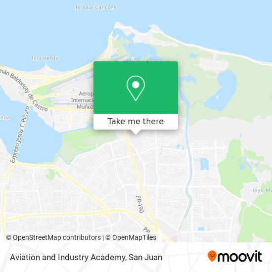 Mapa de Aviation and Industry Academy