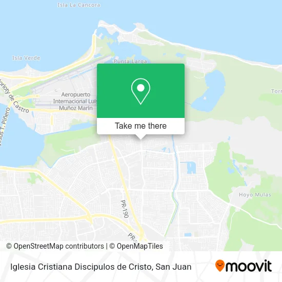 Iglesia Cristiana Discipulos de Cristo map