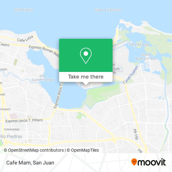 Cafe Mam map