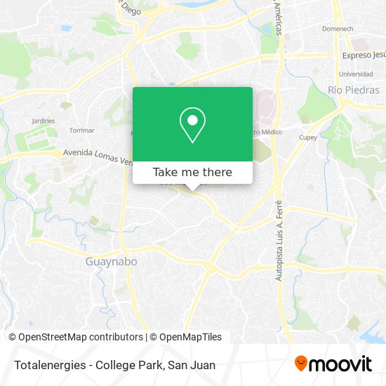 Totalenergies - College Park map