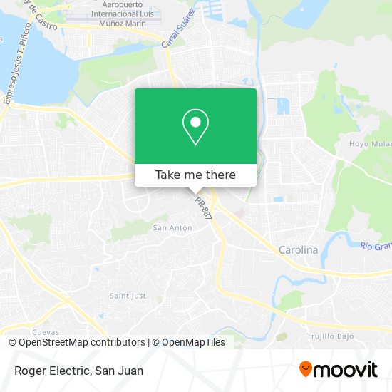 Mapa de Roger Electric