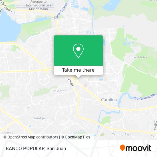 BANCO POPULAR map