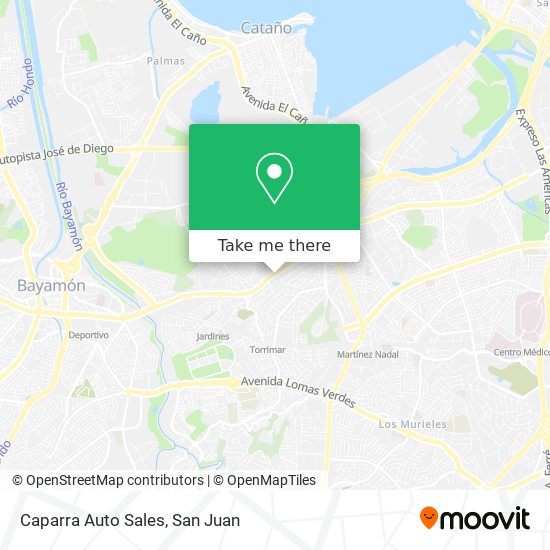 Caparra Auto Sales map