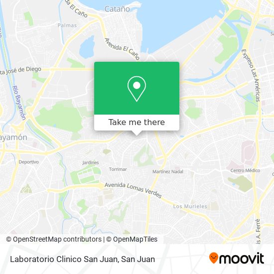 Laboratorio Clinico San Juan map