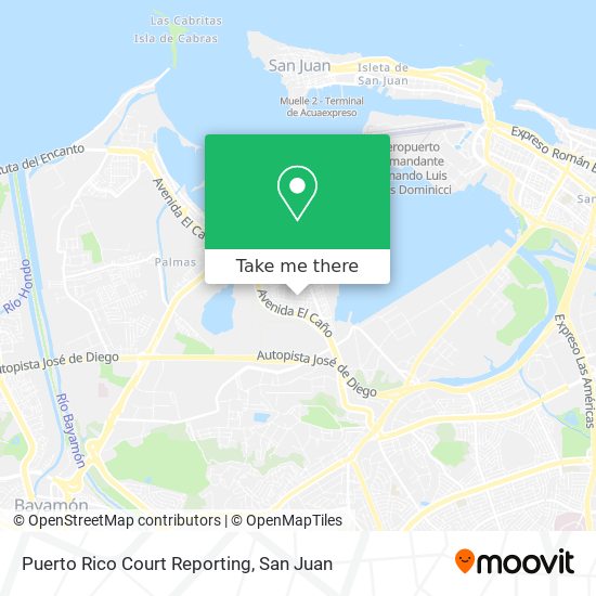Puerto Rico Court Reporting map