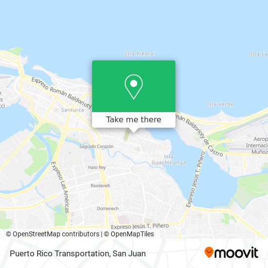 Puerto Rico Transportation map