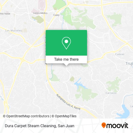 Dura Carpet Steam Cleaning map