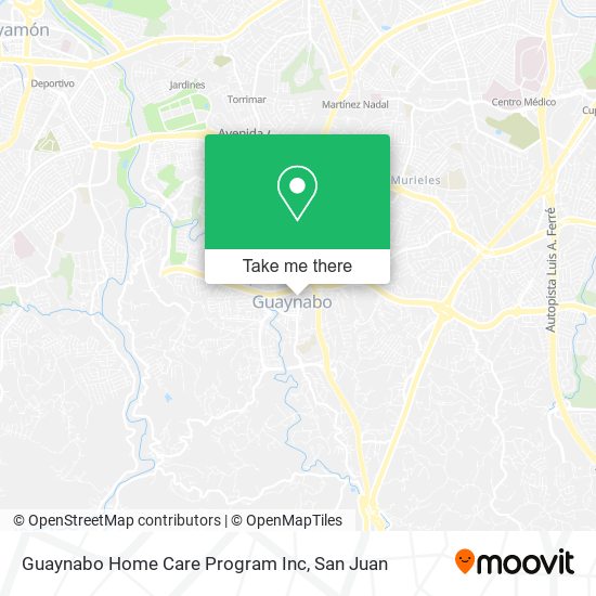 Guaynabo Home Care Program Inc map