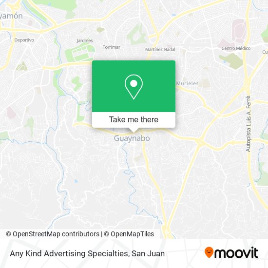 Any Kind Advertising Specialties map