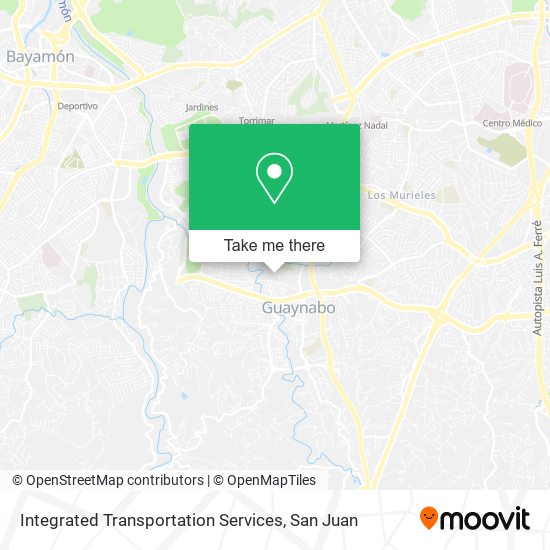 Integrated Transportation Services map