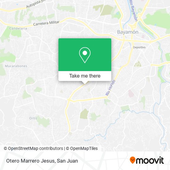 Otero Marrero Jesus map