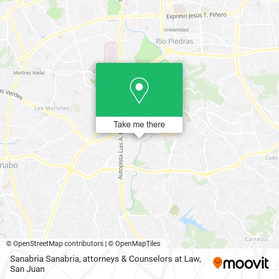 Sanabria Sanabria, attorneys & Counselors at Law map
