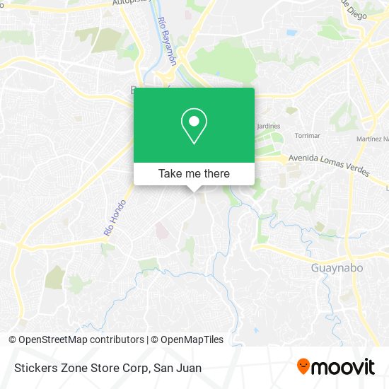 Stickers Zone Store Corp map