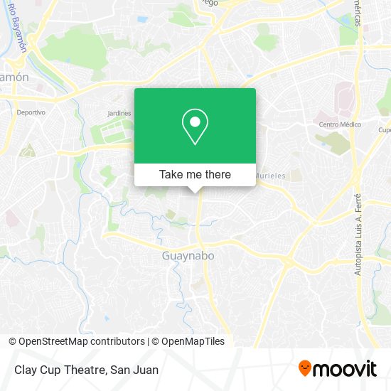 Clay Cup Theatre map