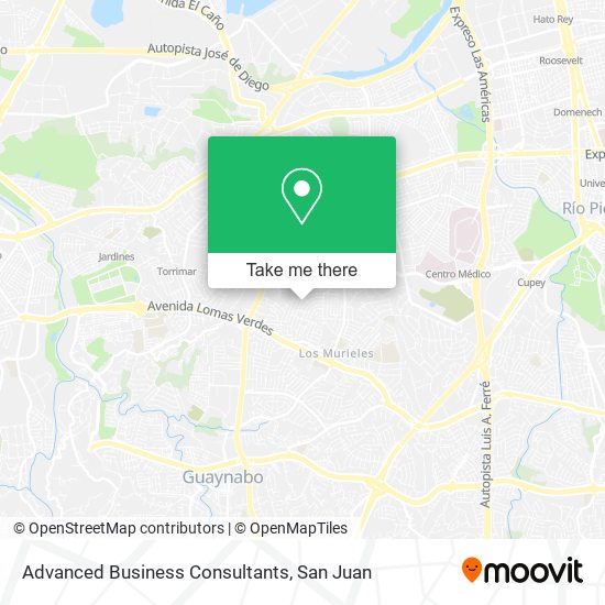 Advanced Business Consultants map