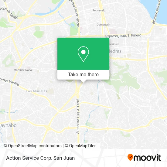 Mapa de Action Service Corp