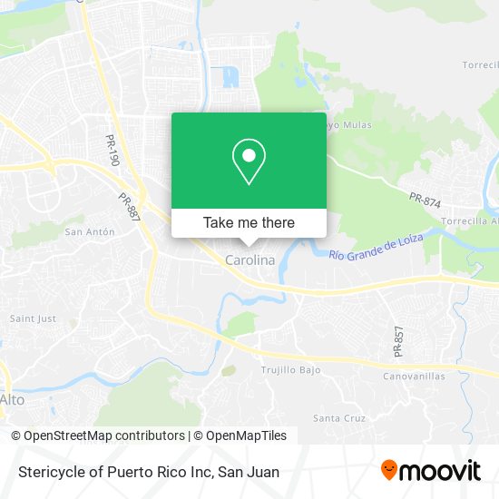 Stericycle of Puerto Rico Inc map