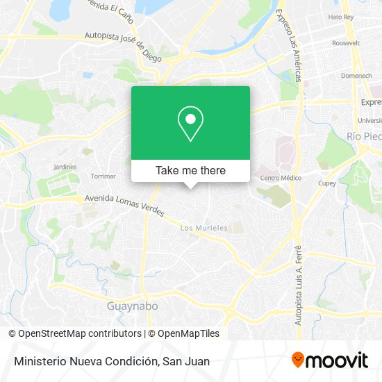 Ministerio Nueva Condición map