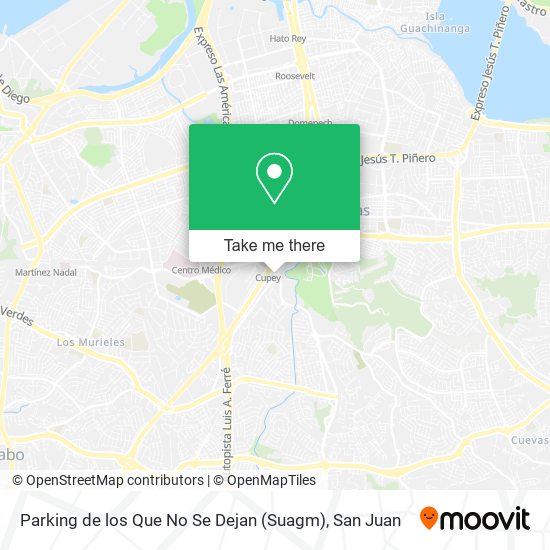 Mapa de Parking de los Que No Se Dejan (Suagm)