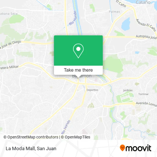 Mapa de La Moda Mall