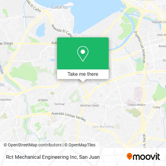 Rct Mechanical Engineering Inc map