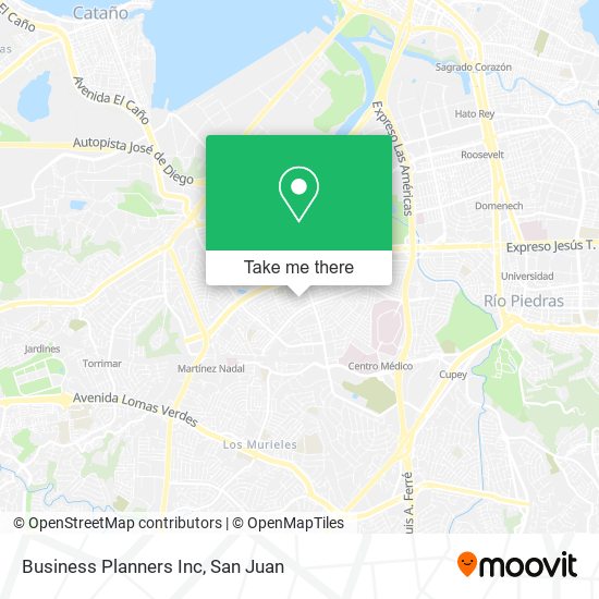 Business Planners Inc map