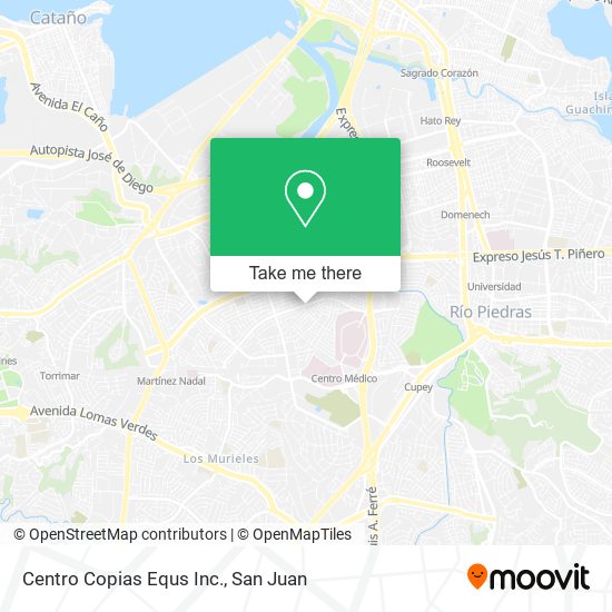 Centro Copias Equs Inc. map