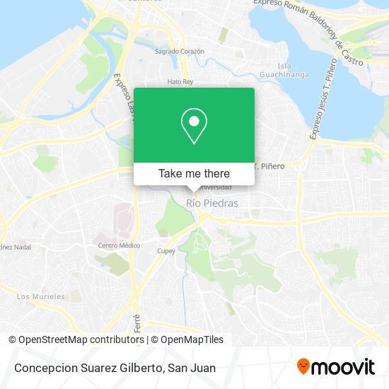 Concepcion Suarez Gilberto map