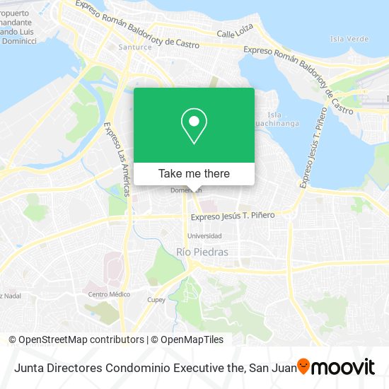 Junta Directores Condominio Executive the map