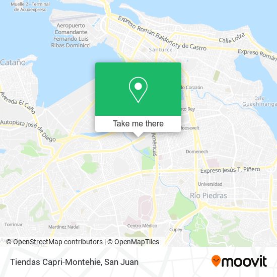 Tiendas Capri-Montehie map