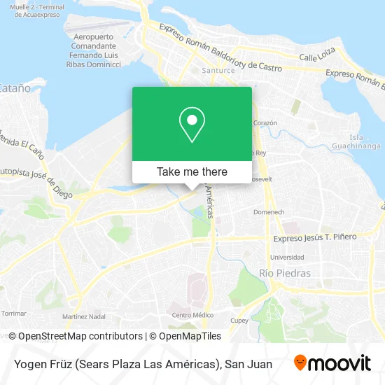 Yogen Früz (Sears Plaza Las Américas) map