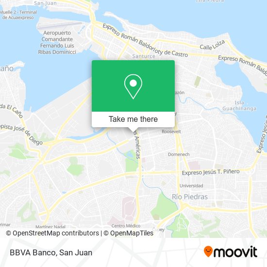 BBVA Banco map