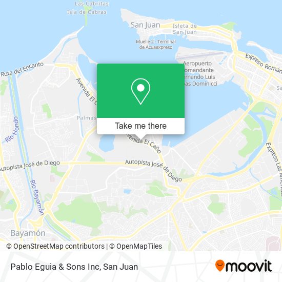 Pablo Eguia & Sons Inc map