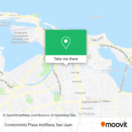 Condominio Plaza Antillana map