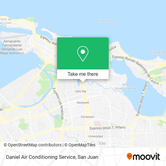 Daniel Air Conditioning Service map