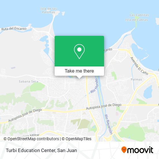 Turbi Education Center map