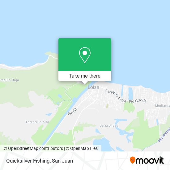 Quicksilver Fishing map