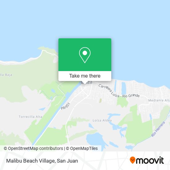 Malibu Beach Village map