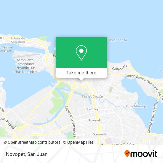 Novopet map