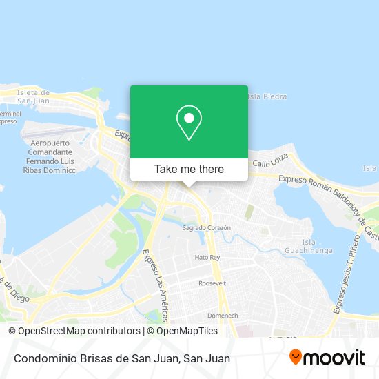 Condominio Brisas de San Juan map