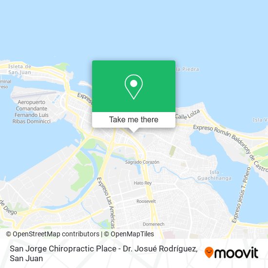 San Jorge Chiropractic Place - Dr. Josué Rodríguez map
