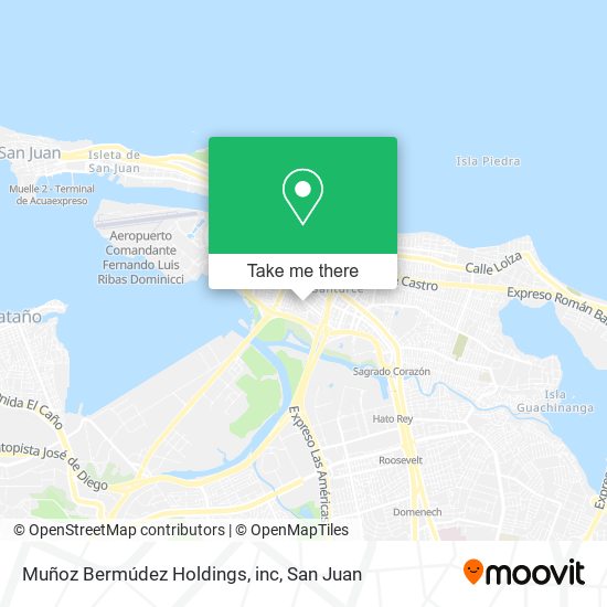 Muñoz Bermúdez Holdings, inc map